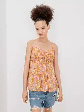 American Eagle Tiered Babydoll Cami